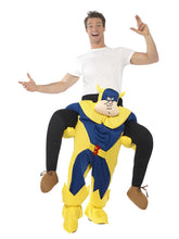 Load image into Gallery viewer, Bananaman Piggy Back Costume
