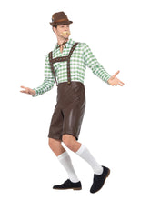 Load image into Gallery viewer, Bavarian Man Costume, Green &amp; Brown Alternative View 1.jpg
