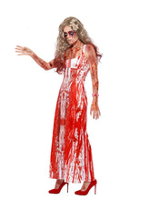 Load image into Gallery viewer, Bloody Prom Queen Costume Alternative View 1.jpg
