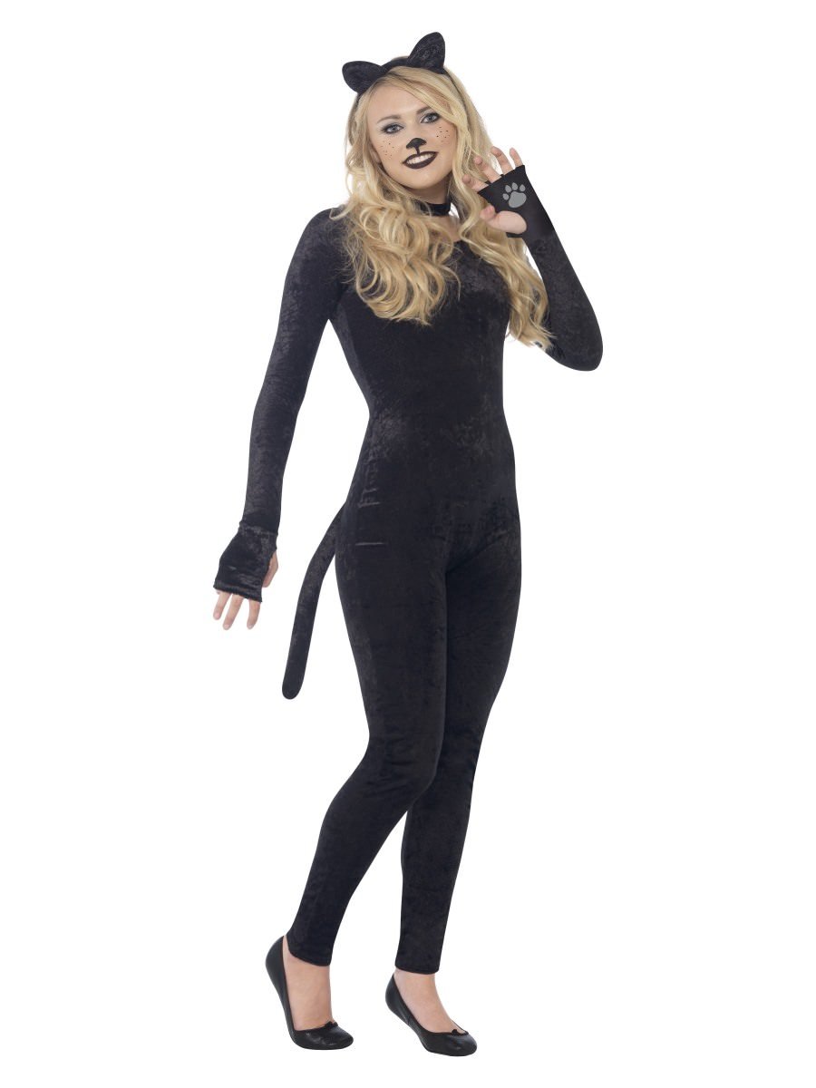 Cat Costume, Black with Jumpsuit