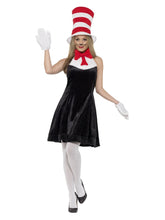 Load image into Gallery viewer, Cat in the Hat Costume, with Dress
