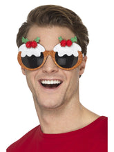 Load image into Gallery viewer, Christmas Pudding Glasses Alternative View 1.jpg
