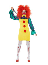 Load image into Gallery viewer, Classic Horror Clown Lady Costume
