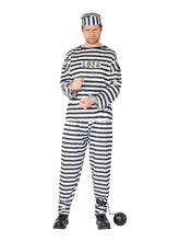 Load image into Gallery viewer, Convict Costume, Black &amp; White Alternative View 1.jpg
