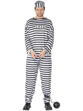 Load image into Gallery viewer, Convict Costume, Black &amp; White
