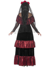 Load image into Gallery viewer, Day of the Dead Bride Costume Alternative View 2.jpg
