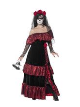 Load image into Gallery viewer, Day of the Dead Bride Costume Alternative View 3.jpg
