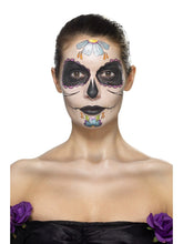 Load image into Gallery viewer, Day of the Dead Face Tattoo Transfers Kit Alternative View 4.jpg
