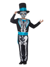 Load image into Gallery viewer, Day of the Dead Groom Costume Alternative View 3.jpg
