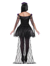 Load image into Gallery viewer, Day of the Dead Senorita Costume, with Printed Top Alternative View 2.jpg
