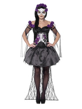 Load image into Gallery viewer, Day of the Dead Senorita Costume, with Printed Top
