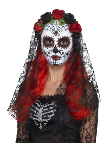 Day of the Dead Senorita Mask, Full Face