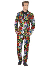 Load image into Gallery viewer, Day of the Dead Suit, with Jacket, Trousers &amp; Tie

