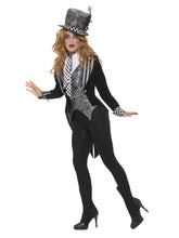 Load image into Gallery viewer, Deluxe Dark Miss Hatter Costume Alternative View 1.jpg

