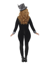 Load image into Gallery viewer, Deluxe Dark Miss Hatter Costume Alternative View 2.jpg

