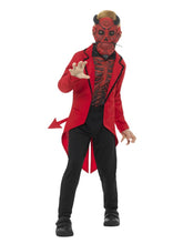 Load image into Gallery viewer, Deluxe Day of the Dead Devil Boy Costume Alternative View 3.jpg
