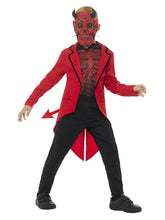 Load image into Gallery viewer, Deluxe Day of the Dead Devil Boy Costume
