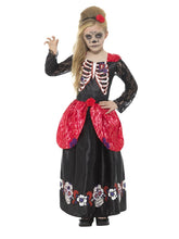 Load image into Gallery viewer, Deluxe Day of the Dead Girl Costume
