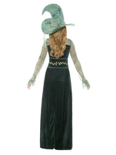 Load image into Gallery viewer, Deluxe Emerald Witch Costume Alternative View 2.jpg
