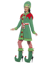 Load image into Gallery viewer, Deluxe Miss Elf Costume Alternative View 1.jpg
