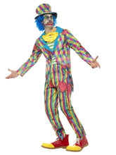 Load image into Gallery viewer, Deluxe Patchwork Clown Costume, Male Alternative View 1.jpg
