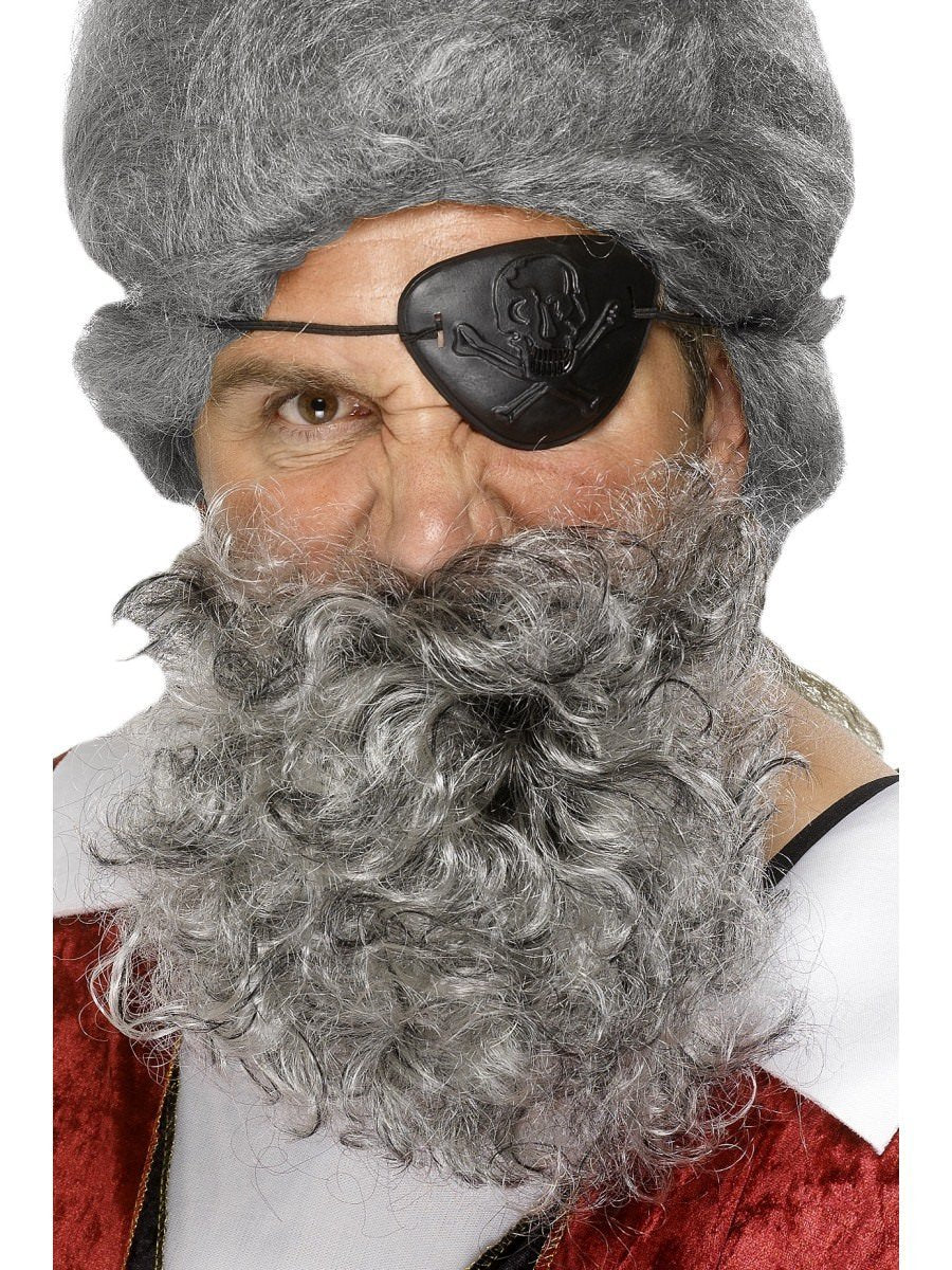 Deluxe Pirate Beard, Light Grey
