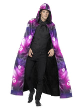 Load image into Gallery viewer, Deluxe Reversible Galaxy Ouija Cape Alternative View 4.jpg
