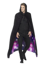 Load image into Gallery viewer, Deluxe Reversible Galaxy Ouija Cape Alternative View 5.jpg
