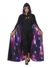 Load image into Gallery viewer, Deluxe Reversible Galaxy Ouija Cape
