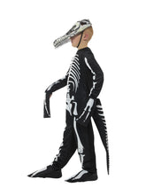 Load image into Gallery viewer, Deluxe T-Rex Skeleton Costume Alternative View 1.jpg
