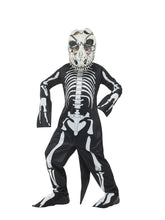 Load image into Gallery viewer, Deluxe T-Rex Skeleton Costume Alternative View 3.jpg
