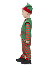 Load image into Gallery viewer, Elf Toddler Costume, Red &amp; Green Alternative View 2.jpg

