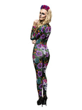 Load image into Gallery viewer, Fever Day of the Dead Costume, Multi-Coloured Alternative View 2.jpg

