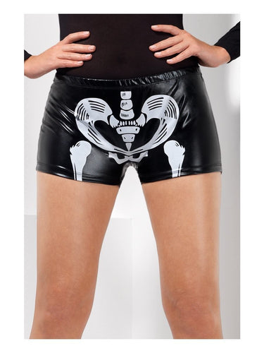 Fever Miss Skeleton Whiplash Hotpants