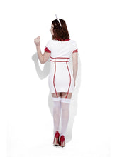 Load image into Gallery viewer, Fever Role-Play Nurse Wet Look Costume Alternative View 3.jpg
