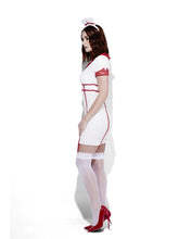 Load image into Gallery viewer, Fever Role-Play Nurse Wet Look Costume Alternative View 4.jpg
