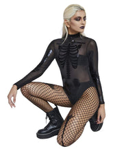 Load image into Gallery viewer, Fever Sheer Skeleton Costume
