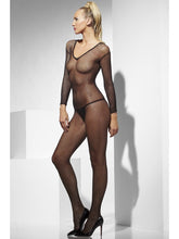 Load image into Gallery viewer, Fishnet Body Stocking, Black
