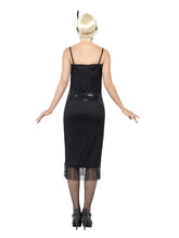 Load image into Gallery viewer, Flapper Costume, Black, with Dress Alternative View 2.jpg
