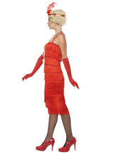 Load image into Gallery viewer, Flapper Costume, Red, with Long Dress Alternative View 1.jpg
