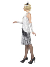 Load image into Gallery viewer, Flapper Costume, Silver, with Dress Alternative View 1.jpg
