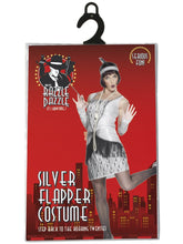 Load image into Gallery viewer, Flapper Costume, Silver, with Dress Alternative View 4.jpg
