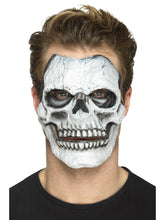 Load image into Gallery viewer, Foam Latex Skeleton Face Prosthetic Alternative View 3.jpg
