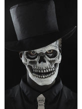 Load image into Gallery viewer, Foam Latex Skeleton Face Prosthetic Alternative View 5.jpg
