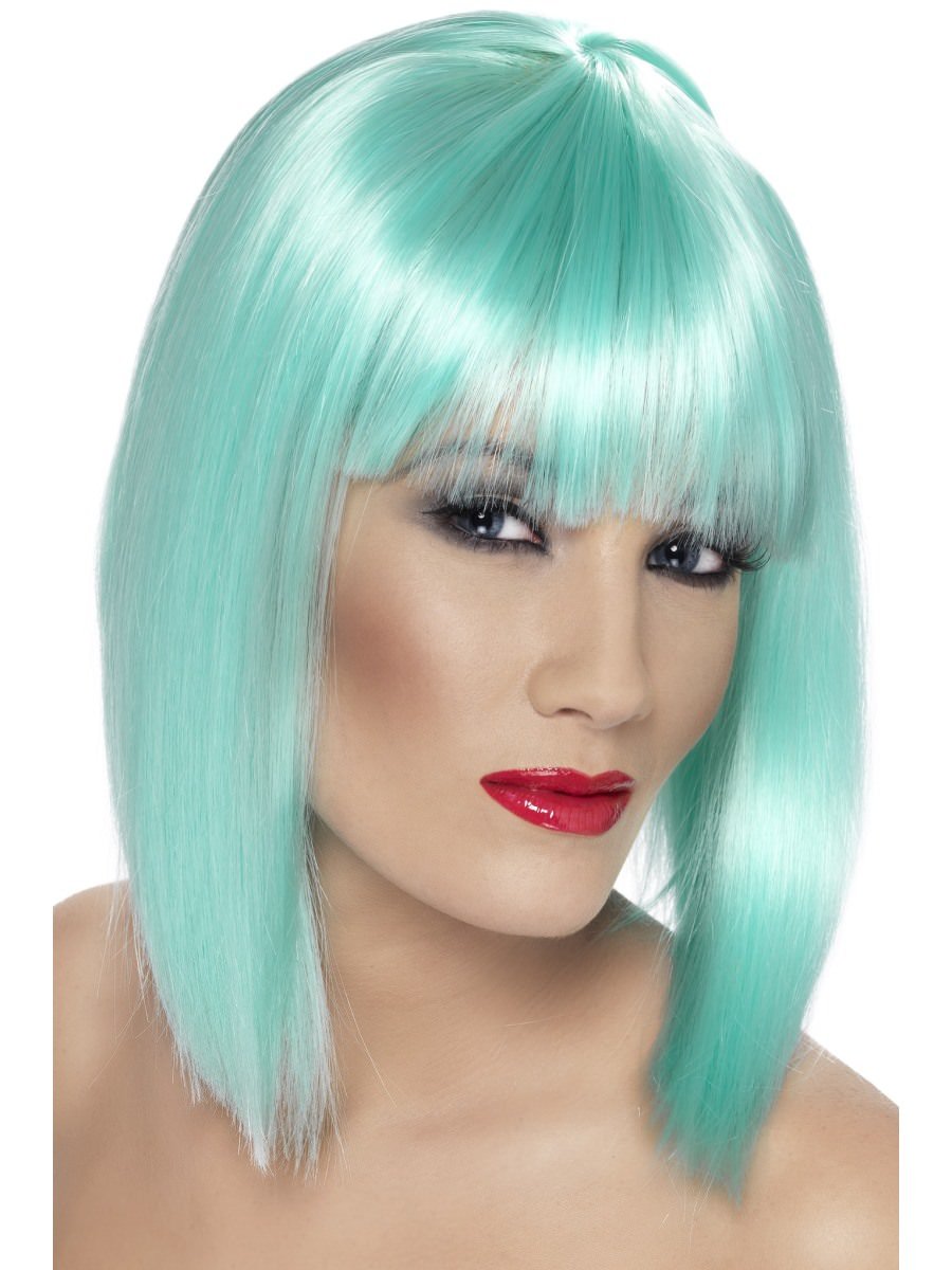 Glam Wig, Neon Aqua