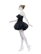 Load image into Gallery viewer, Gothic Swan Masquerade Costume Alternative View 1.jpg

