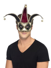 Load image into Gallery viewer, Gothic Venetian Harlequin Eyemask

