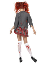 Load image into Gallery viewer, High School Horror Zombie Schoolgirl Costume Alternative View 2.jpg
