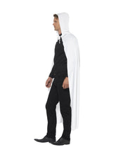 Load image into Gallery viewer, Hooded Cape, White, Short Alternative View 1.jpg
