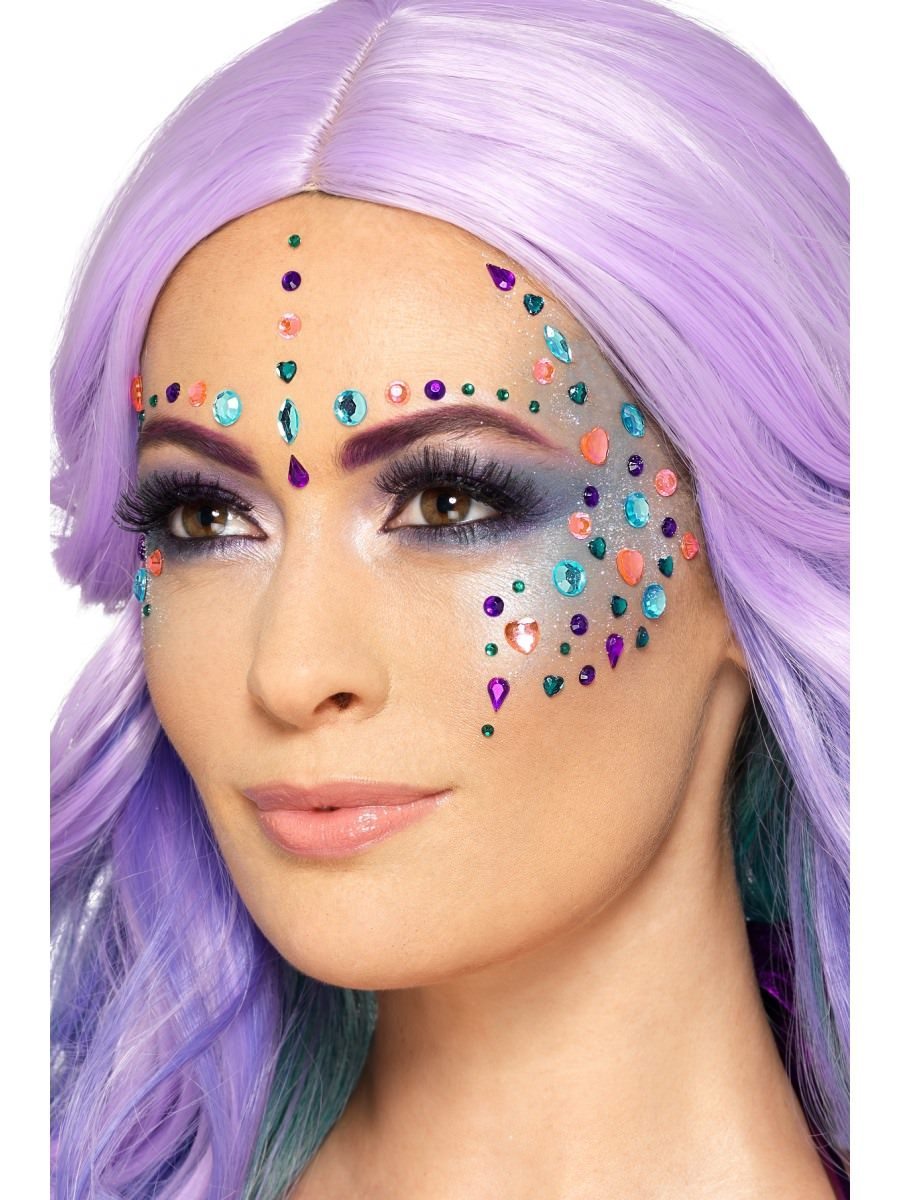 Jewel Face Gems Makeup FX Sheet Of 100 Jewel Face Gems Makeup FX Sheet Of 100